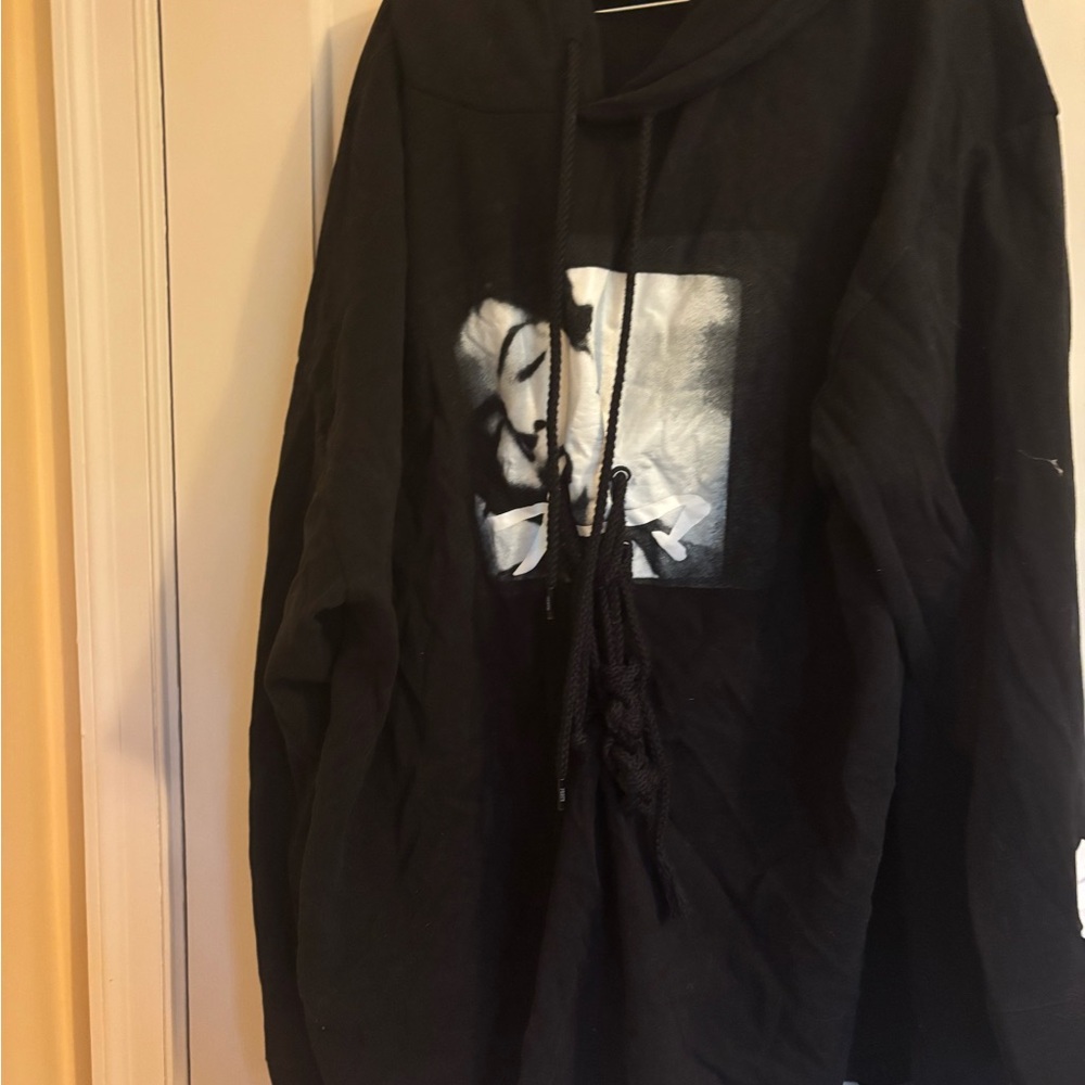 Puma Black Hoodie with Graphic Print - Picture 2 of 6